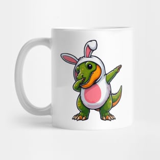 Dabbing T Rex Dinosaur Bunny Mug